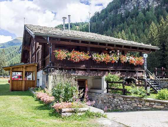 Chalet del ristorante