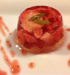 Aspic alle fragole